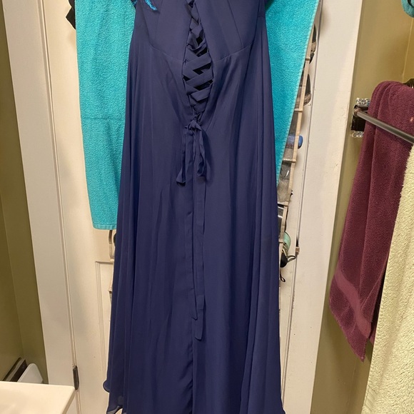 Navy Blue formal dress - Picture 4 of 4